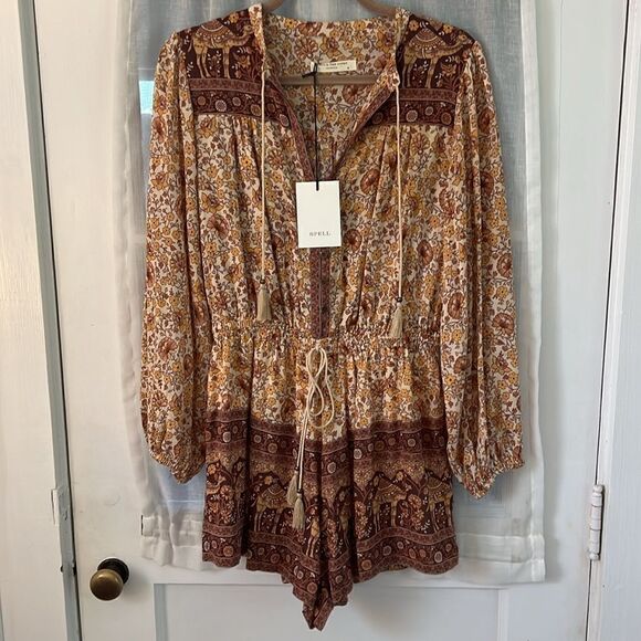 SPELL Sundown Romper in Spice - Picture 7 of 8